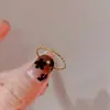 Anillo Simple de Oro Roto de Lujo Accesible Japonés y Coreano Diseño de Nicho Versátil Anillo para Dedo Índice de Apilamiento Diario Anillo de Moda para Mujer