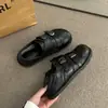 Mocasines de cuero suave, versátiles, que aumentan la altura, con suela gruesa, nuevo estilo británico, colección 2026, zapatos de mujer con detalle de hebilla, colección de otoño