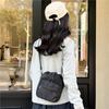 Nuevo bolso bandolera personalizado, informal, con cordón plisado, de gran capacidad, ligero, de nailon, para mujer