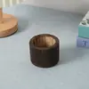 Base de Florero al por Mayor, Base de Florero de Vidrio de Madera de Paulownia, Soporte para Florero, Bandeja de Aromaterapia para el Hogar, Base de Madera Grande