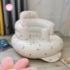Ins Sofá pequeño inflable de PVC para entrenamiento de bebés, asiento de aprendizaje para bebés, asiento de aprendizaje para bebés, taburete de baño, juguete plegable portátil