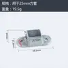 Conector Tubo Quadrado Galvanizado Acessórios Conector Guarda-Corpo de Varanda Base de Fixação de Zinco Peça de Base Artística Orelha Escada de Aço Outro
