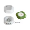 Ropa Corte Redondo Cuadrado Corazón Flor Estrella de Cinco Puntas Portavelas Taza Velas DIY Base Portavelas Molde de Silicona