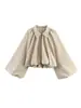 Comercio Exterior Transfronterizo Ropa de Mujer 2026 Nuevo Estilo Europeo y Americano Moda Holgada Solapa Globos Manga Larga Chaqueta Bomber