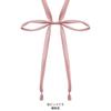 Corbata de Lazo Jk de Estilo Japonés para Mujer, Perezosa sin Nudo Rojo Vino Accesorio para Corbata de Camisa de Estudiante, Color Sólido Negro Estilo Universitario