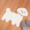 Alfombrillas de Mascota Lindas con Forma Especial de Dibujos Animados para Dormitorio y Sala de Estar Mantas Gruesas para Cama Amigables con la Piel Alfombrillas Absorbentes Antideslizantes para Baño y WC