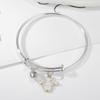 Pulseira feminina versátil de desenho animado de alta qualidade para casal, melhores amigas, pulseira para três pessoas com pequenos presentes, joias estudantis por atacado