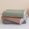 Cobertor Waffle de Algodão Respirável Mais Vendido, Manta Multifuncional, Lençol de Cama, Cobertor de Sesta, Cobertor de Ar Condicionado