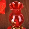 Lámpara infantil de boda par de corazones de melocotón lámpara de alcoba nupcial lámpara de vela Mei Foo diseño de habitación de boda lámpara de mesita de noche nudo eterno lámpara feliz concéntrica