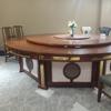 Mesa Redonda Grande de Hotel Chinês Moderno Nova Mesa de Jantar para Homestay Restaurante Temático Fabricantes de Mesa Redonda Elétrica Atacado Atacado