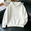 Novedad de Otoño Sudadera Gruesa Holgada Unisex para el Trabajo Casual Versátil Cortavientos Cálida Capa Base Hombre