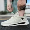 Sapatos Masculinos Novo Estilo Sapatos Esportivos de Exportação Estilo Coreano Masculino Cano Baixo Malha Respirável Sapatos Casuais Modernos Sapatos de Corrida Masculinos com Cadarço