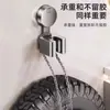 Potente Soporte de Mopa con Succión al Vacío para Inodoro Balcón Estante de Almacenamiento en Pared Clip para Escoba y Mopa Montado en la Pared del Baño