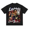 Fornecimento de Comércio Exterior Camisetas Masculinas, Camisetas com Estampas, Estilo Gótico Harajuku, Streetwear Feminino de Manga Curta Transfronteiriço, Roupas de Basquete de Manga Longa