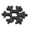 Herramienta hexagonal 19 en 1 tarjeta de herramienta copo de nieve función tarjeta combinada hexagonal productos para exteriores acero aleado