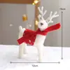 Decoração de Natal cena de presente estação de café rosa veado pequeno pingente suprimentos de feriado acessórios de vestido presente