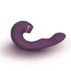 Vibrador massageador de sucção e vibração de cor esmeralda para uso transfronteiriço para mulheres, projetado para estimulação do ponto G e clitoriana, um brinquedo sexual para uso adulto