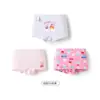Calzoncillos tipo bóxer de algodón para niñas Balabala Shorts Triangulares para Niños Pequeños y Grandes Ropa Interior de Cuatro Esquinas para Bebés Paquete de Tres de Clase A