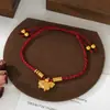 Pulseira de Fio Vermelho do Ano do Cavalo do Zodíaco de 2026 para Mulheres Pulseira de Fio Vermelho Trançada para Melhores Amigos e Casais Acessórios de Ano Novo Venda por Atacado