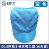 Gorra Rígida de Rejilla Antiestática Foxconn Cuadros Lengua de Pato Antipolvo Taller Trabajo Gorra Libre de Polvo para Hombre y Mujer
