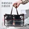 Comércio Exterior Mais Vendido Versão Coreana Multifuncional Portátil Necessaire Eva Bolsa de Cosméticos Transparente Bolsa com Puxador Duplo Bolsa de Armazenamento para Cosméticos
