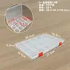 Caja de Almacenamiento Fija Transparente de Plástico PP de 15 Compartimentos Caja Organizadora para Joyería, Cuentas, Objetos Pequeños, Componentes Digitales