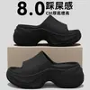 Pantuflas Elevadoras para Mujer 2026 Nuevo Modelo para Interiores del Hogar Antideslizantes Resistentes al Desgaste Sandalias Versátiles de 8.0 cm para Mujeres Bajitas