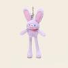 Jinnew Original Dibujo Animado Lindo Muñeco de Peluche Muñeco Dopamina Conejo de Orejas Largas Colgante Llavero Colección