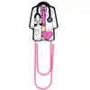 Clips de Papel Grandes de Dibujos Animados para Ropa Médica Transfronteriza Marcador de Libros Suministros de Oficina DIY Clips de Papel Creativos para Almacenamiento de Doctor