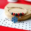 Nueva pulsera caliente de Navidad para mujer popular europea y americana Santa pareja pulsera de novias joyería transfronteriza