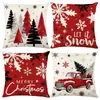 Funda de almohada con estampado animal de Amazon más vendida para decoración de sofá de sala de estar, funda de cojín cuadrada estilo Navidad