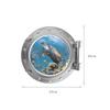 YGC001-016 Luminoso Submarino Janela Falsa Adesivo de Parede Fluorescente Mundo Subaquático Decoração de Quarto Infantil Adesivo 3D