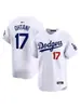 Jersey de beisebol Y2 transfronteiriço Dodgers Los Angeles Dodgers Jersey de beisebol uniforme de beisebol cardigã
