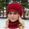 Moda Nueva Otoño e Invierno Sombreros Boina para Mujer para Personas de Mediana Edad y Mayores, Calientes Sombreros de Lana Tejida para Proteger los Oídos para Madres, Transfronterizo