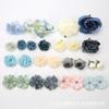 Paquete de materiales de flores para simulación de bosque flor artificial decoración de boda estilo antiguo tocado Hanfu corona hecha a mano DIY accesorios de bolsa de dolor