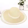 Sombrero de Paja de Ala Ancha para Mujer Estilo 2026, Protección Solar, Sombrero de Playa Plegable, Sombrero de Sol de Viaje Moderno y Versátil