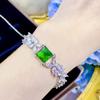 Douyin Live Design de Joias de Alta Qualidade Colar de Esmeralda Conjunto Mágico de Oz Anel de Tesouro Colorido Brincos Pulseira