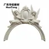 Linhas de Moldura de Arco de Janela Europeia GRC Alargadas Decoração de Beiral de Batente de Porta de Parede Externa de Villa de Luxo Fábrica de Componentes de Cimento Feito Sob Medida