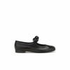 Nova versão de couro bovino para primavera de 2025 ~ Sapatos Mary Jane femininos com costura em arco e cabeça redonda, todos os tipos de pele de carneiro, antienvelhecimento