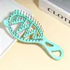 Bestseller transfronterizo con forma de oreja de gato, doble uso húmedo y seco, nuevo peine hueco en forma de Z, peine de masaje antiestático para alisar el cabello