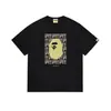 Camiseta estilosa japonesa da marca Ape Kikai Maneki Neko de manga curta para homens e mulheres, adolescentes, moda de rua e campus, camiseta juvenil de manga curta