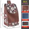 Carrito de Compras Engrosado para Personas Mayores, Carrito de Comestibles, Bolsa Desmontable, Carrito de Equipaje Plegable, Bolsa con Ruedas, Versión Engrosada Gratis