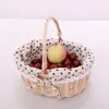 Cesta de Almacenamiento Nueva de Sauce, Cesta Portátil, Cesta de Regalo, Cesta de Flores, Cesta de Regalo, Cesta de Frutas para Picnic, Cesta de Almacenamiento al por Mayor