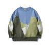Suéteres de Marca de Moda de Gato de Dibujos Animados para Hombres y Mujeres, Bordado Jacquard, Combinación de Colores, Estilo Perezoso para Parejas, Venta al por Mayor Transfronteriza de Comercio Exterior