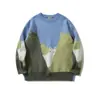 Suéteres de Marca de Moda de Gato de Dibujos Animados para Hombres y Mujeres, Bordado Jacquard, Combinación de Colores, Estilo Perezoso para Parejas, Venta al por Mayor Transfronteriza de Comercio Exterior