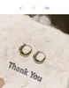 Pendientes de Oro Real de 18K Galvanizado en Forma de U Estilo Niche Simple Genial Pendientes de Lujo Accesible Versátiles Pendientes de Gama Alta Venta al por Mayor Mujeres
