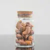 Frasco de bayoneta transparente de fábrica para muestras, tapón de corcho, frasco para reactivos, tarro para caramelos de té perfumado, botella para mensajes en la botella