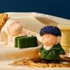 Caixa Surpresa Artista Metade da Lua Boneca de Brinquedo Tendência Artesanato Desenho Animado Enfeites de Mesa Decoração Criativa Presente para Meninas