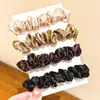 Melaleuca Satín Pedrería Termoadhesiva Goma para el Cabello Estilo Coreano Cuerda para el Cabello Tipo Intestino Accesorios para el Cabello de Alta Gama para Mujer Accesorios para el Cabello Cuerda para el Cabello de Alta Gama para Mujer