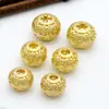 Zhongxing Nuevo patrón hueco cuentas de bola joyería diy cobre fundido estilo antiguo cuentas de Buda con cuentas accesorios